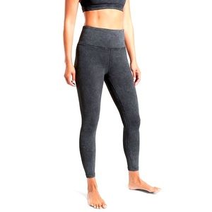 Athleta Elation Garment Dye 7/8 Tight - Black Small